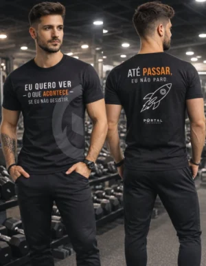 Camisa Dry Fit Motivacional Portal Concursos — Performance e Estilo