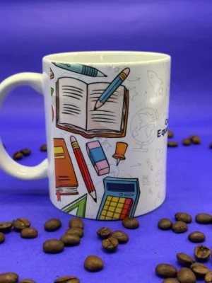 Xícara Carreiras Educacionais Portal Concursos — Porcelana Premium