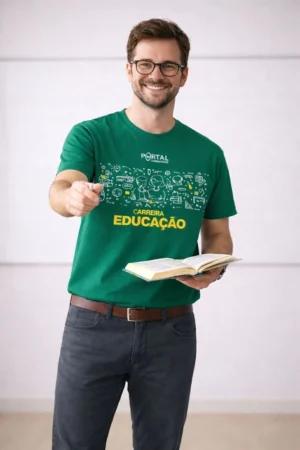 Camisa Carreiras Educacionais Portal Concursos — Estampa Exclusiva
